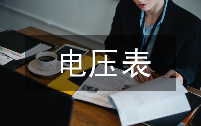 電壓表設(shè)計論文