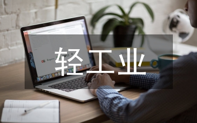 輕工業(yè)論文